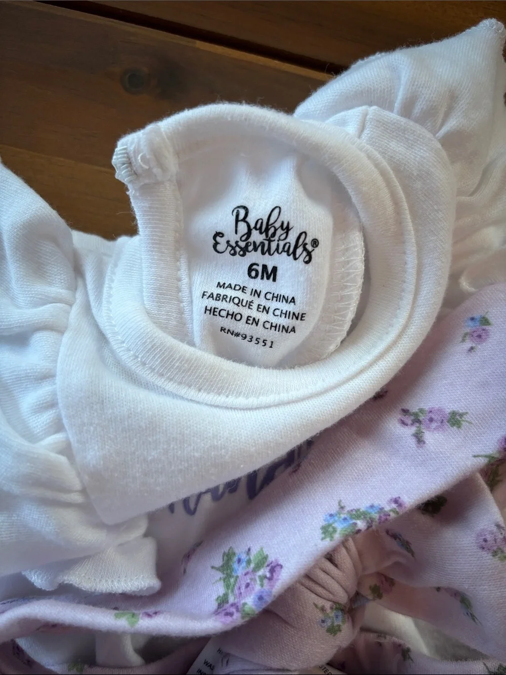 Carter's Floral Navy, Pink and White Baby Matching Sets
